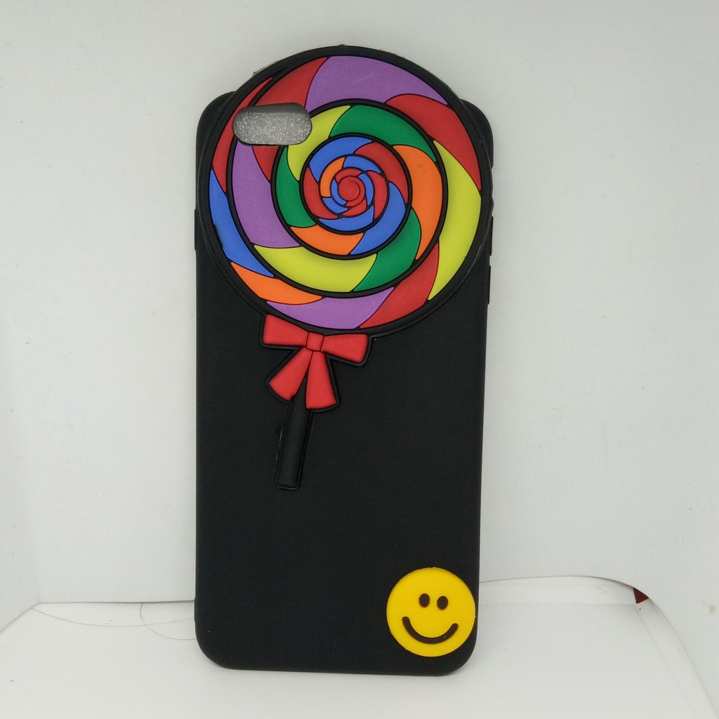 เคส iphone6plus/6splus ซิลิโคนสามมิตินิ่มๆ (อมยิ้ม)✨🍭🍭
