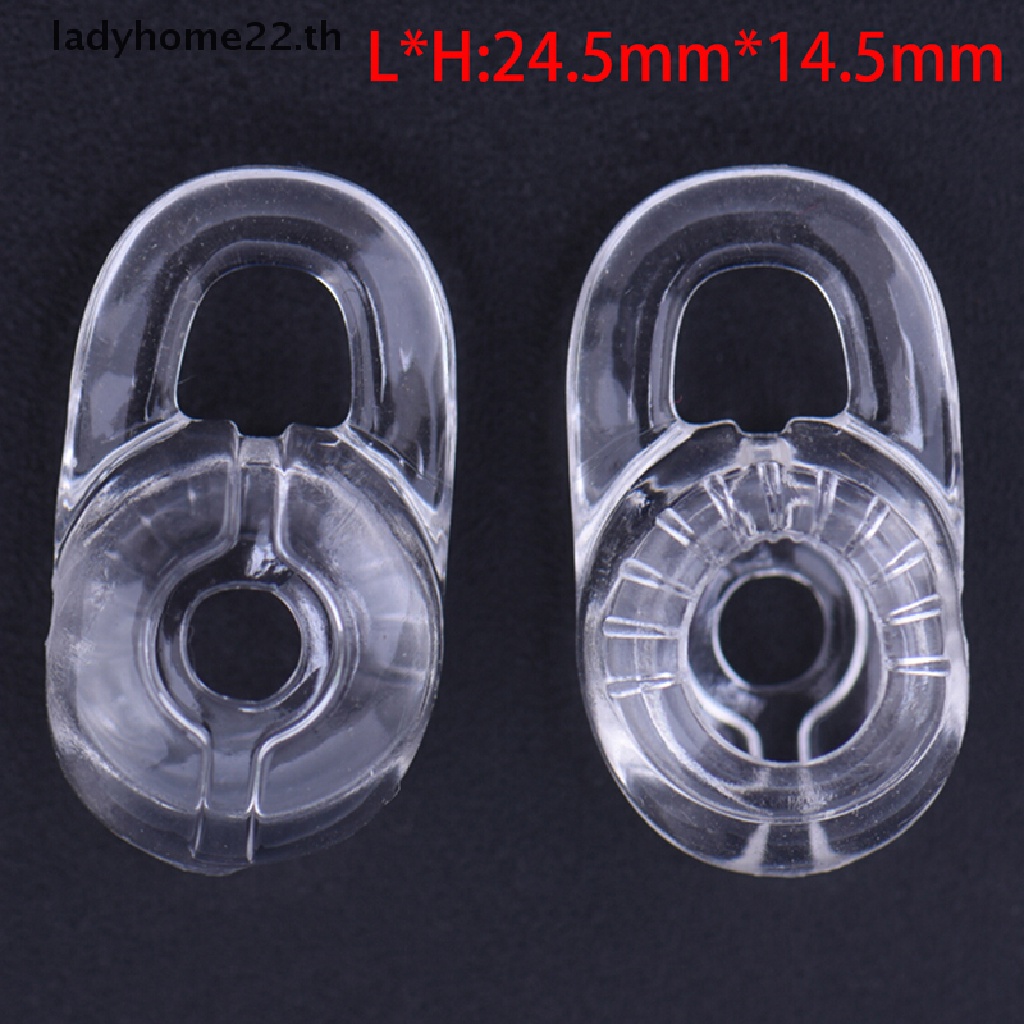 Doulady แผ่นซิลิโคนครอบหูฟังบลูทูธแบบนุ่ม 10 ชิ้น
#2