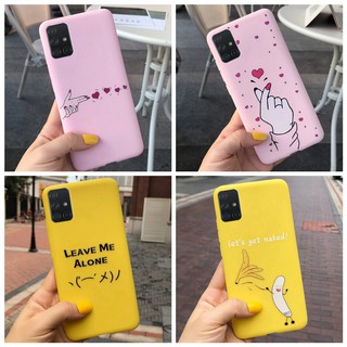 Samsung Galaxy S10 Lite A71 A51 A01 A11 Case Cartoon Pattern Soft Silicone Protective Case Cover