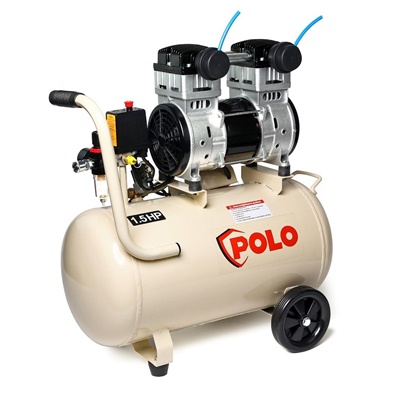 POLO (โปโล) ปั๊มลมออยล์ฟรี รุ่น OFS11001-50 ปั๊มลมแบบไร้น้ำมัน (OIL FREE) กำลังมอเตอร์ 1.5 แรงม้า (P221-OFS11001-50)