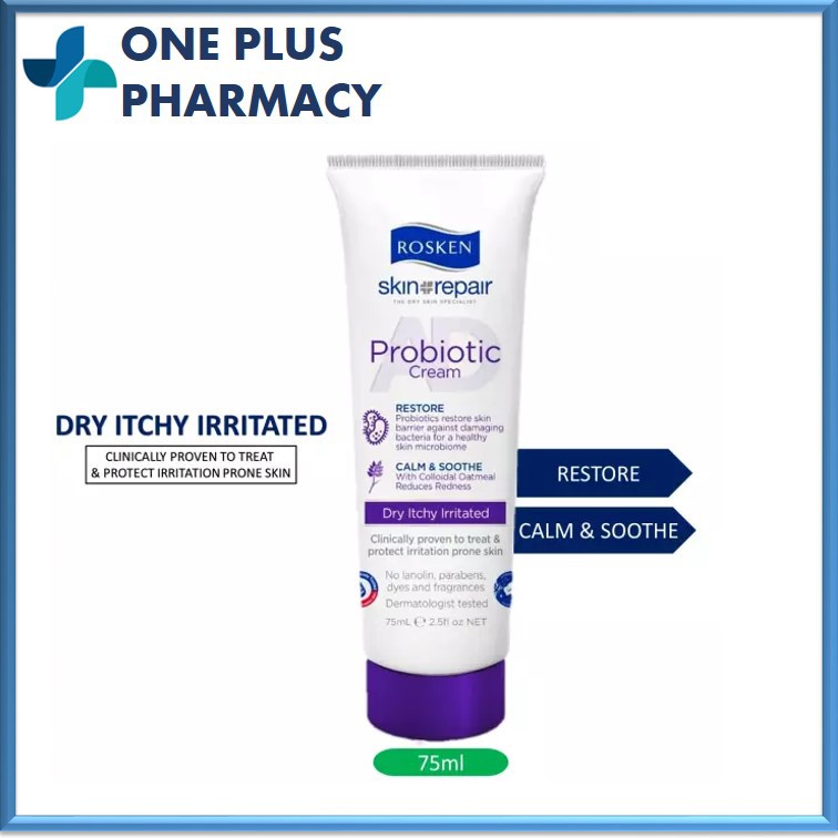 Rosken AD Probiotic Cream 75ml [EXP 10/2028]