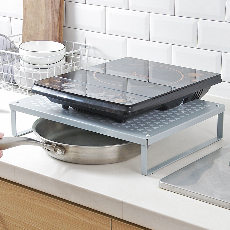 Kitchen Storage Rack Induction Cooker Shelf Bracket Support Microwave