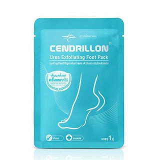 ถุงเท้ายูเรียแก้ปัญหาส้นเท้าแตก ตำรับสถาบันโรคผิวหนัง Cendrillon Urea Exfoliating Foot Pack