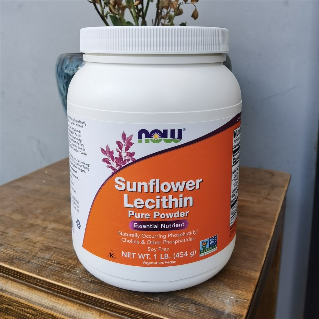 Now Foods Sunflower Lecithin Sunflower Lecithin Powder 454g   A05e7c1b5b6094abed658c62aae7cf0e