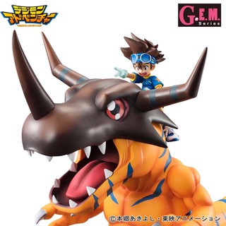 G.E.M. Series Digimon Adventure Greymon &amp; Taichi Yagami ไทจิ ยางามิ ไทอิจิ เกรย์มอน ฟิกเกอร์แท้โมเดล ดิจิมอน แอดเวนเจอร์