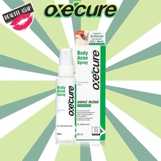 ล็อตใหม่!!(EXP.11/2028) (มีตัวเลือก 1 ขวด) Oxe'cure Body Acne Spray 50 ml ลดปัญหาสิวที่แผ่นหลัง ลำตัว (มีตัวเลือก 1 ขวด)