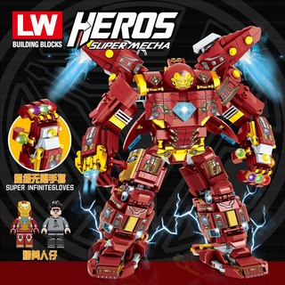 ProudNada Toys ตัวต่อ ซุปเปอร์ฮีโร่ ไอร่อนแมน LW HEROS SUPER MECHA 926 PCS 2047A