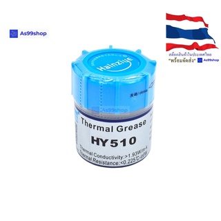 HY510 15g ซิลิโคนสีเทา ตัวเหนี่ยวนำความร้อนฮีทซิงค์สำหรับ TEC1/CPU