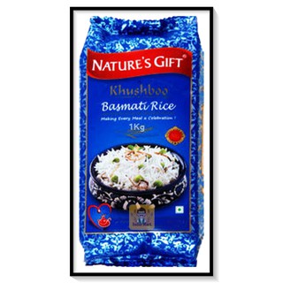 ข้าวบาสมาตี Kushboo (1 กิโลกรัม) -- Nature’s Gift Kushboo Basmati Rice (1 KG)