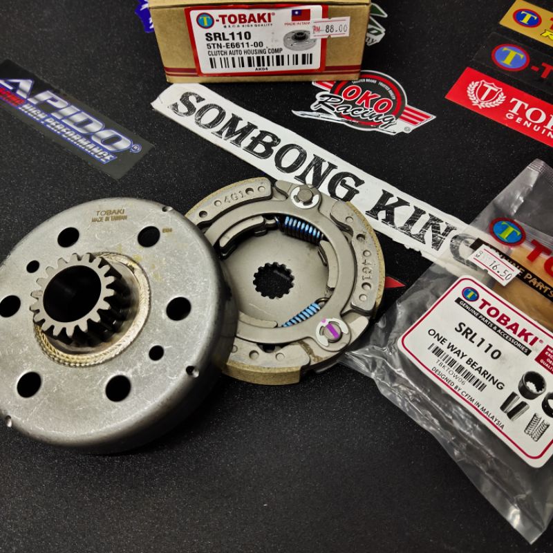 TOBAKI FULL AUTO CLUTCH COMPLETE LAGENDA ( SRL110/ SRL115 /SRL115 FI)
