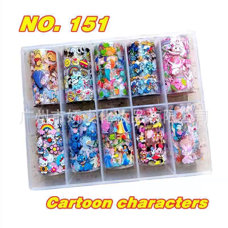 ฟอยล์ลอกลายการ์ตูนดิสนี่ย์ ฟอยล์ลอกลายเล็บ