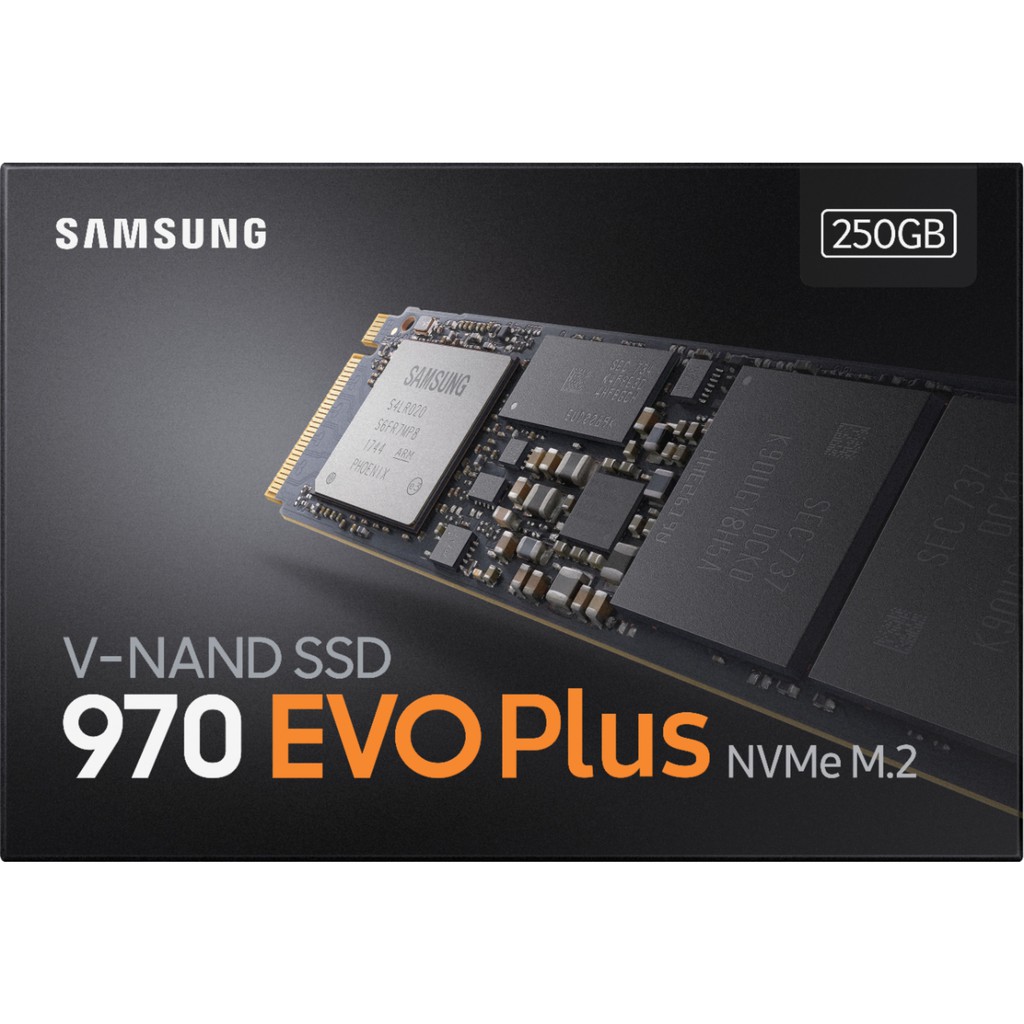 Samsung SSD 250 GB 970 Evo Plus M.2 PCIe NVMe