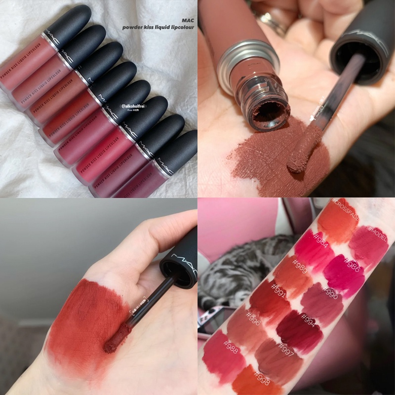 ตัวอย่างขนาดเล็ก:Mac Autumn/Winter Matte Lip Glaze Sample 2.5ml