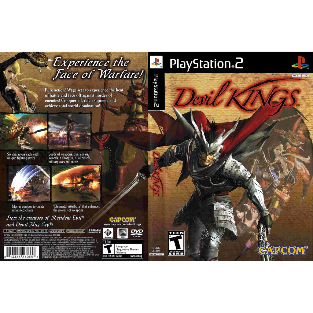 เกมส์ Devil Kings (PS2) สำหรับเครื่องที่แปลงระบบแล้วเท่านั้น