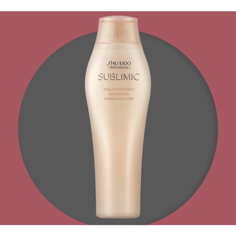Shiseido Sublimic Aqua Intensive Shampoo 250ml แชมพู ชิเชโด้ ผมแห้งเสีย