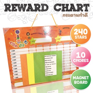 Reward chart หรือกระดานให้ดาว สำหรับเด็กดี ช่วยให้เด็กๆมีวินัย ช่วยให้เด็กๆมีความรับผิดชอบ