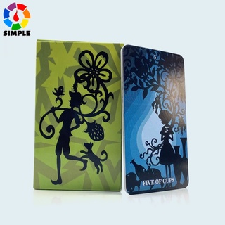 Silhouettes Tarot Deck 10.3x6cm Card Games