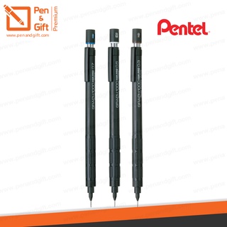 ดินสอกด Pentel GRAPH 1000 [0.3, 0.5, 0.7 มม] ดินสอกด เขียนแบบ ด้ามสีดำ - ดินสอกดเพนเทล กราฟ 1000 ของแท้ 100%