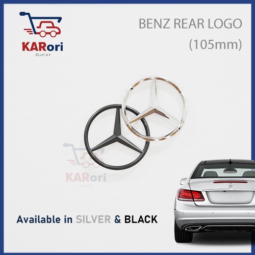 โลโก้ MERCEDES / โลโก้ BENZ / โลโก้ MERCEDES REAR (105mm)