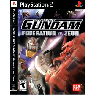 แผ่นเกมส์ Mobile Suit Gundam Federation vs. Zeon PS2 Playstation 2 คุณภาพสูง ราคาถูก