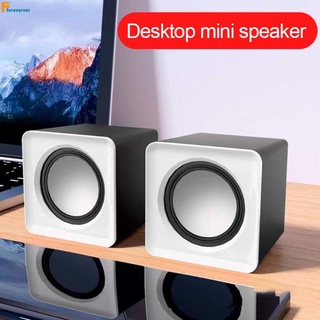 ลำโพงคอมพิวเตอร์ขนาดเล็ก Usb ลำโพงแบบมีสาย Universal Stereo Sound Surround ลำโพงสำหรับ Pc แล็ปท็อปโน้ตบุ๊คไม่ใช่ลำโพง Bluetooth Fore