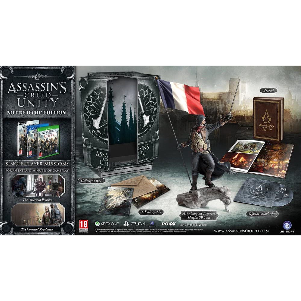 ชุดสะสม ASSASSIN'S CREED UNITY NOTRE DAME EDITION