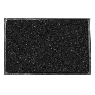 พรมใยไวนิล 40x60 ซม สีดำ DIFF C10 พรมเช็ดเท้า Vinyl fiber carpet 40x60 cm. Black DIFF C10