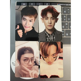 (พร้อมส่ง)  EXO Photocards แท้จากบั้ม Sing for you, Exact, Love me right, Overdose