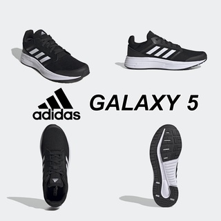 รองเท้า Adidas RUNNING Galaxy 5 สีดำ 8.5 UK รองเท้าวิ่ง