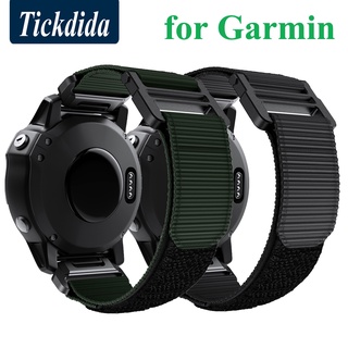 สายนาฬิกาข้อมือไนล่อน ปลดไว สําหรับ Garmin Tactix 7 Pro 26 มม. Garmin Fenix 7X Fenix 6X 3