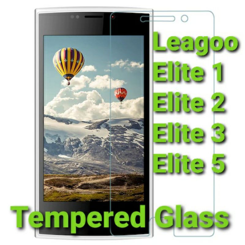 Leagoo Elite 1 Elite 2 Elite 3/5 กระจกนิรภัยและฝาพับ