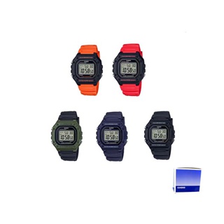 [โค้ดลด 115CCB] คาสิโอ้รุ่น W218H CASIO DIGITAL นาฬิกาคาสิโอดิจิตอล สไตล์จีชอค ประกัน1ปี W24OUTLET พร้อมกล่อง