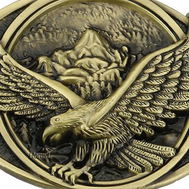 [HOMYL] Western Cowboy Zinc Alloy Flying Eagle Belt Buckle