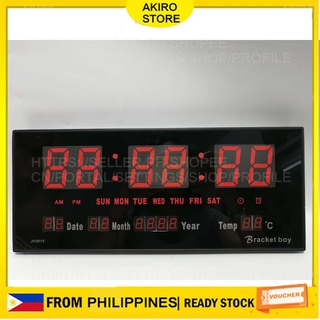 JH3615 Large Digital Display LED Wall Clock{cod}