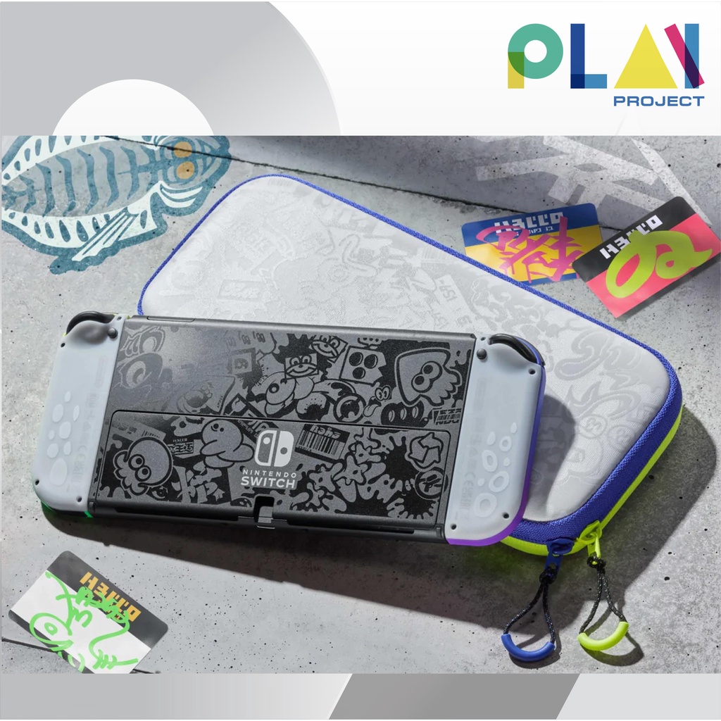 กระเป๋า Carrying Case & Screen Protector Splatoon 3 for Nintendo Switch OLED [กระเป๋าและฟิลม์กันรอย] [ของแท้]