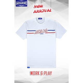 เสื้อยืด AQUANINE - Work&amp;Play White