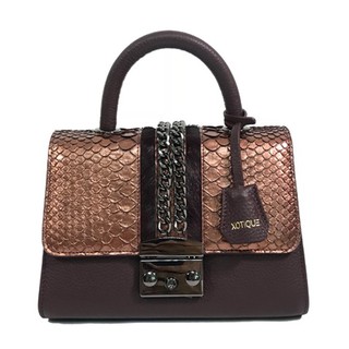 Xotique Mini Como Bag in Metallic Copper