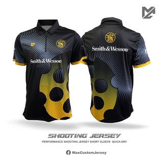 Max Custom Jersey เสื้อยิงปืนแบบใหม่ Smith&amp;Wesson