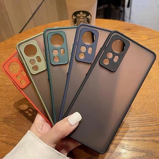 12 เคสขอบสีหลังด้าน ขอบสีผิวด้าน xiaomi mi 12 mi 12X  mi 12pro เคสกันกระแทก ขอบนิ่มหลังแข็ง ป้องกันกล้อง สินค้าพร้อมส่ง