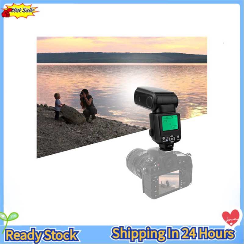 Phoenixshop TRIOPO TR-960II Speedlite Slave Flash Unit ภายนอกสําหรับ Canon Nikon