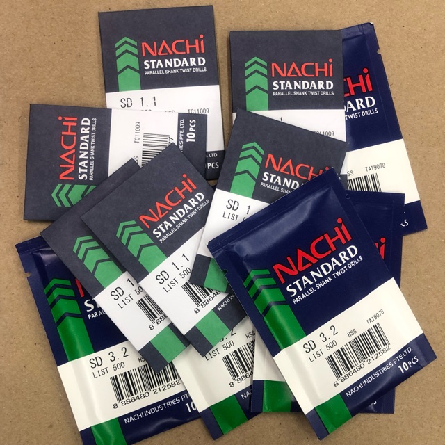 Nachi ดอกสว่านนาชิ 10.0 มิล-10.9 มิล เจาะเหล็ก ( ราคาต่อ 1 ดอก)