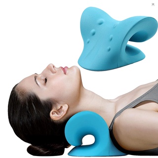 Neck Stretcher Support Pillow Neck and Shoulder Relaxer Pain Relief Portable Traction Pillow Neck Traction Neck Posture Correction Pillow