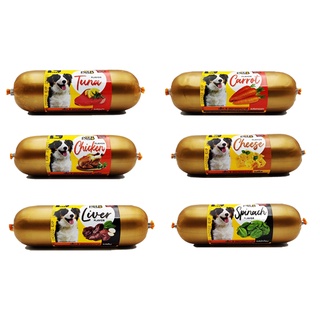 (ยกโหล) ขนมสุนัข Pet8 Hotdog bar ไส้กรอก ขนาด 150 g