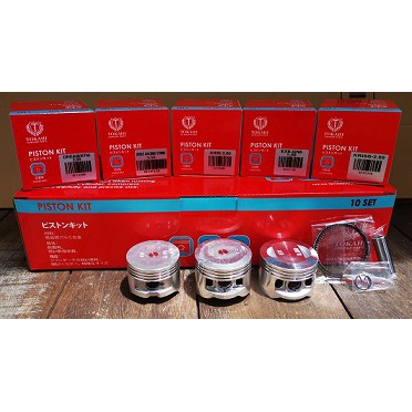 TOKAHI PISTON KIT LC135 / LC 135 RACING SIZE 59.-0MM, 59.-MM, 60.00MM, 60.25MM, 60.50MM.