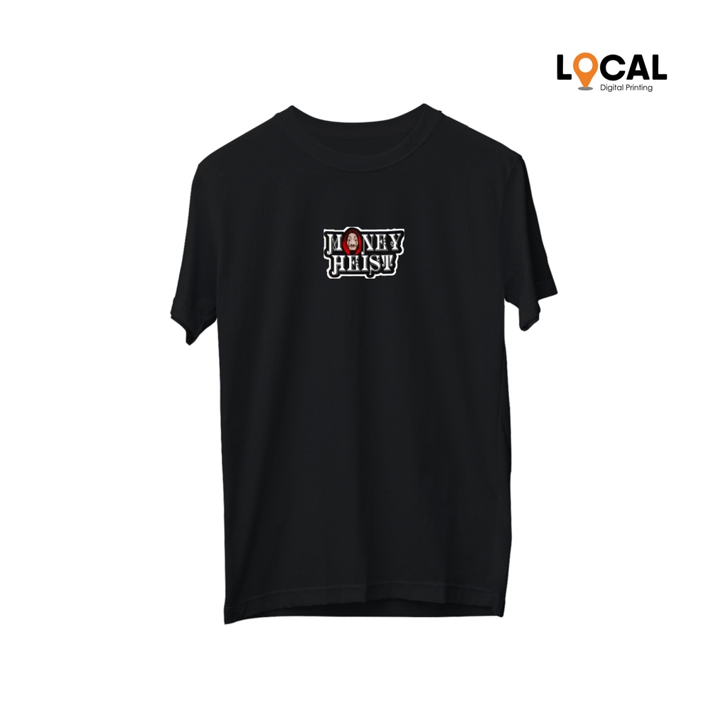 เสื้อยืดสั่งทํา Money Heist พร้อมการพิมพ์โลโก้ DTF - พิมพ์ท้องถิ่น