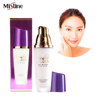 Mistine Time Lock Anti-Wrinkle Serum 35ml. มิสทีน ไทม์ ล็อค แอนตี้ - ริงเคิล เซรั่ม เซรั่มบำรุงผิวหน้า Beauty Store