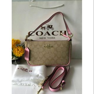 กระเป๋า Coach ใหม่ล่าสุด มีซิบหลัง ได้สายสะพาย2สาย งานสวยมากก