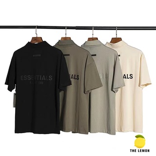 【Lemon】 เสื้อยืด  Fear Of God ESSENTIALS limited คุณภาพสูง การพิมพ์ออฟเซต