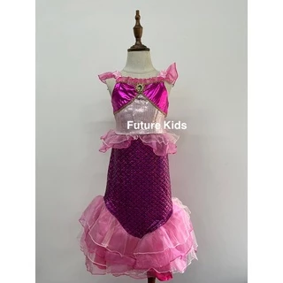 พร้อมส่ง 3008 ชุดนางเงือก เด็ก ชุดเงือก ชุดเดรสหางปลา ชุดหางปลา ใส่เดินได้ Mermaid dress