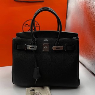 Hermes Bitkin 30cm / Half Handmade สีดำ